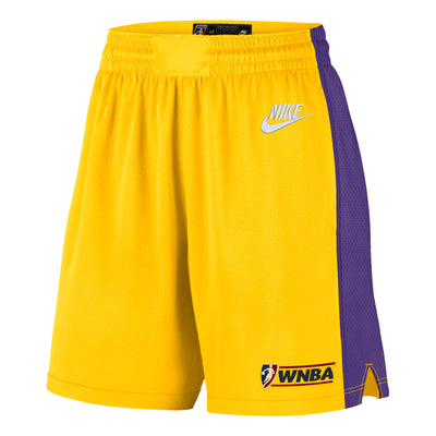 (WMNS) Nike Los Angeles Sparks Court Origins Dri-FIT Victory Knee-Length Shorts 'Amarillo Field Purple White'