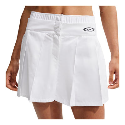 (WMNS) Nike Sportswear Pleated Miniskirt 'White Black'