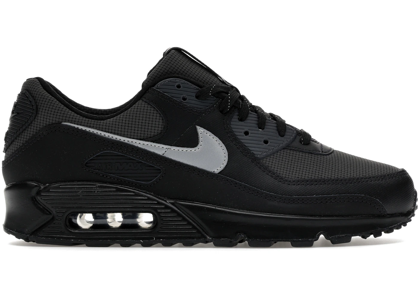 Nike Air Max 90 Black Reflective Silver