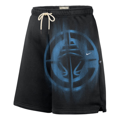 Nike LA Clippers Standard Issue Fleece Shorts 'Black White'