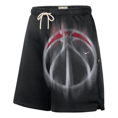 Nike Washington Wizards Standard Issue Fleece Shorts 'Black White'
