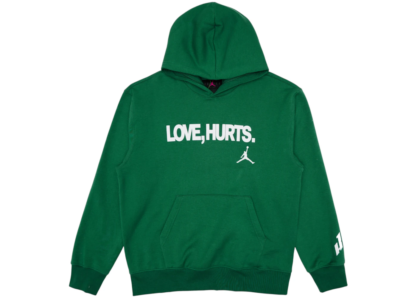 Jordan Fleece Love Hurts Jalen Hurts Hoodie Kelly Green