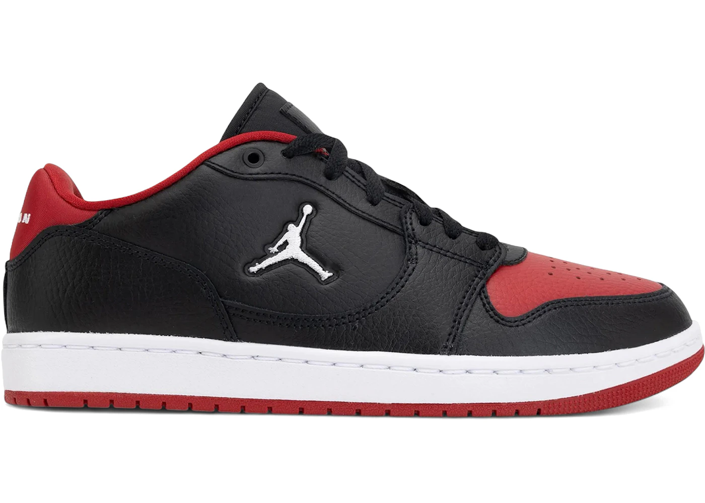 Jordan Access Court Low Black Gym Red White