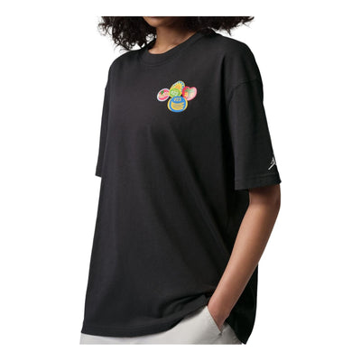 (WMNS) Air Jordan Brooklyn Graphic T-Shirt 'Off Noir White'