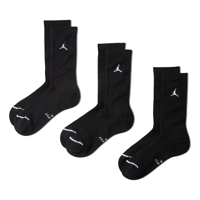 Air Jordan Everyday Crew Socks (3 Pairs) 'Black'