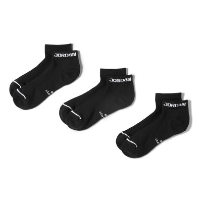 Air Jordan Everyday Elevated Ankle Socks (3 Pairs) 'Black'