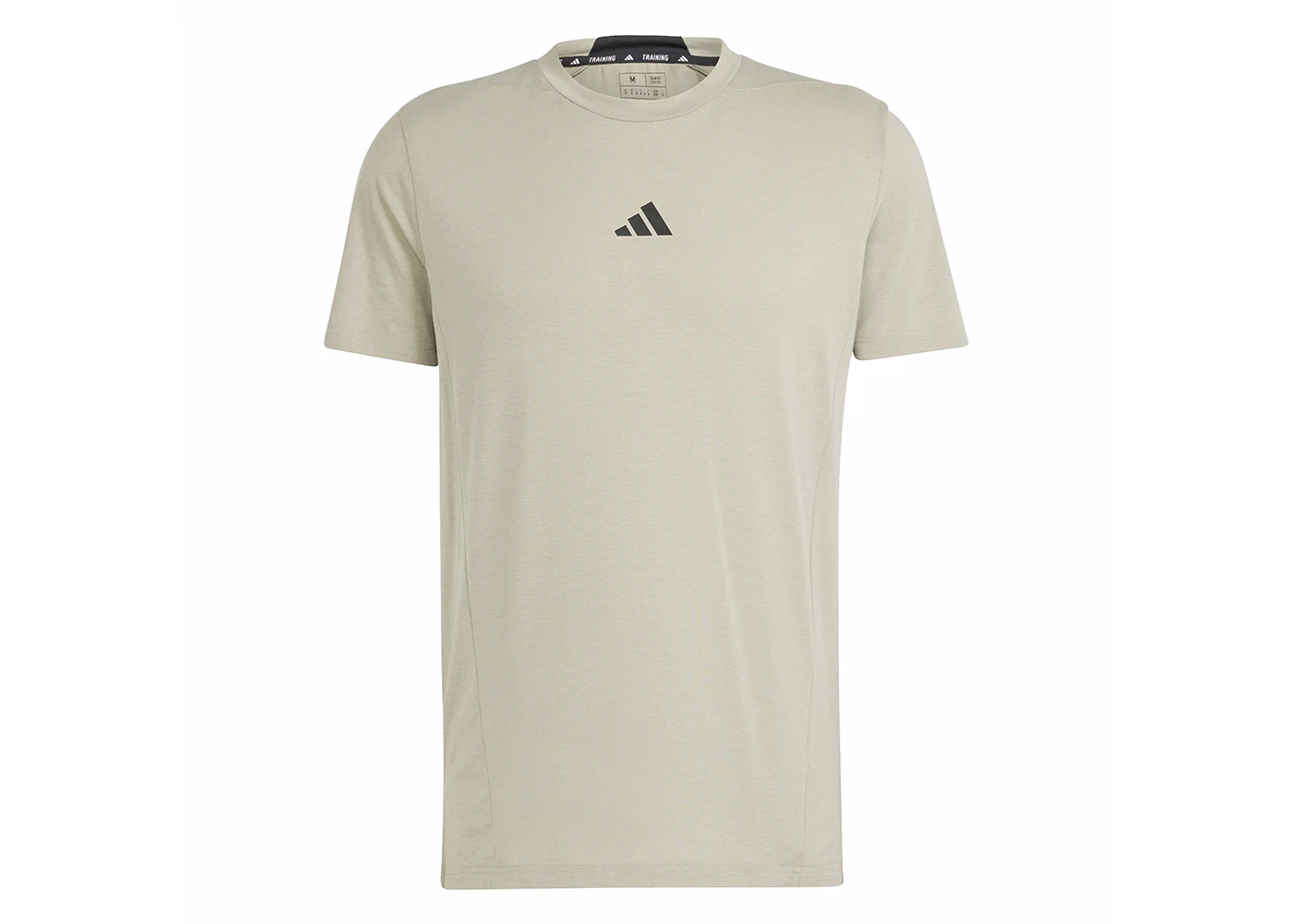 adidas Designed for Training Workout Tee Silver Pebble