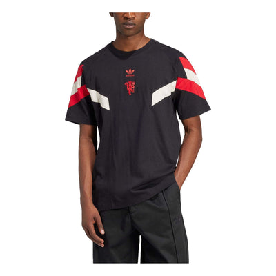 adidas Originals Manchester United FC Originals T-Shirt Asia Sizing 'Black Red'