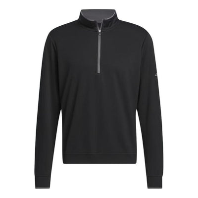 adidas Lightweight Half-Zip Top Asia Sizing 'Black'