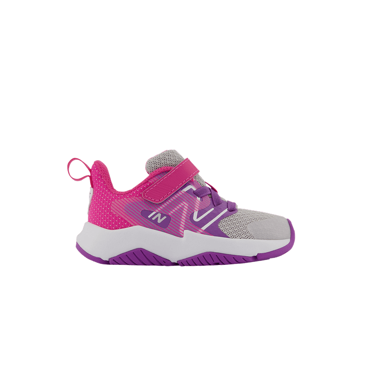 New Balance Rave Run v2 Bungee Lace Toddler Wide 'Summer Fog Hi-Pink'