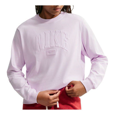 (WMNS) Nike Sportswear Classic Loose T-Shirt 'Bleached Lilac'