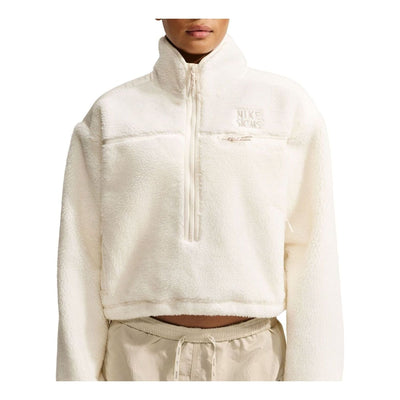 (WMNS) Nike x SKIMS Sherpa Oversized 3/4-Zip Jacket 'Ecru'