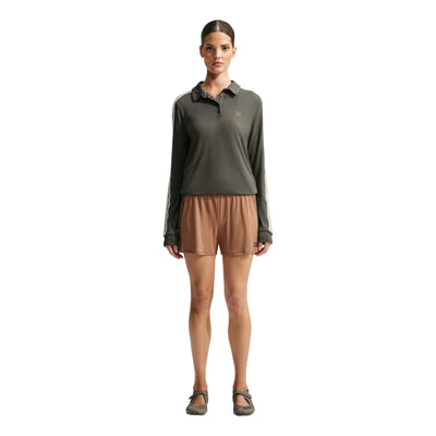 (WMNS) Nike x SKIMS Stretch Knit 5" Shorts 'Carob Brown Boulder'