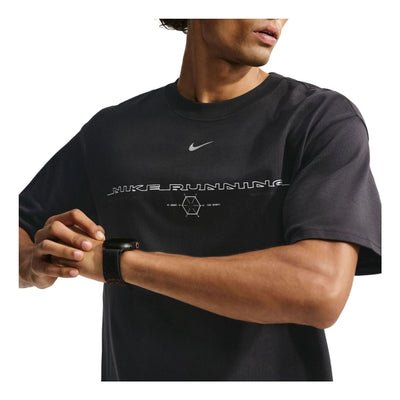 Nike T-Shirt 'Black Reflective Silver'