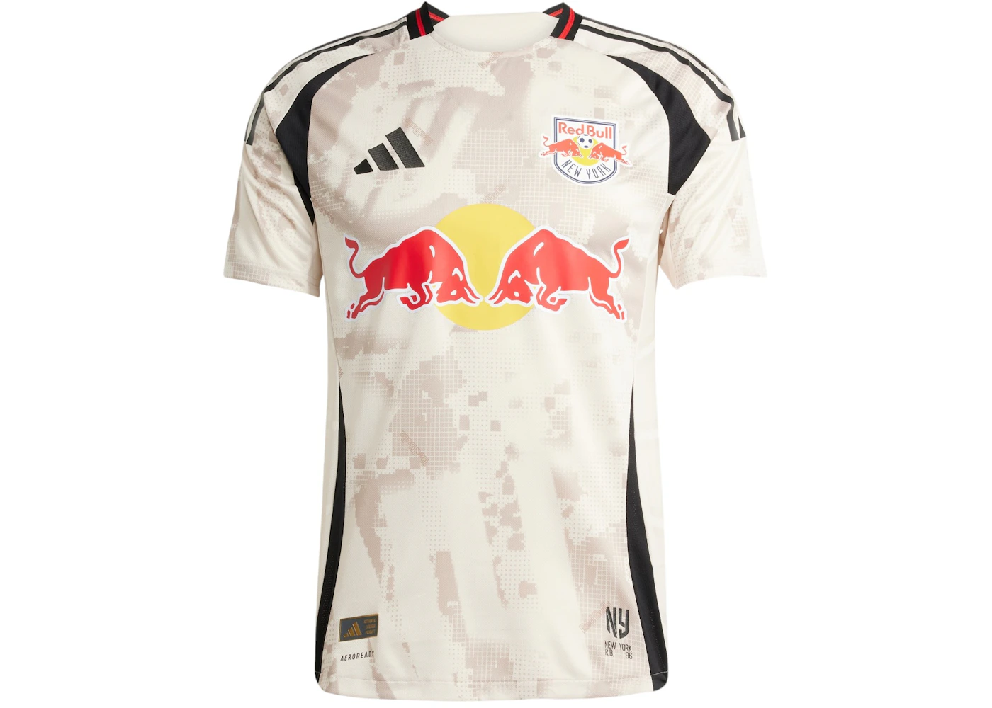 adidas New York Bulls 25/26 Away Authentic Jersey Halo Ivory