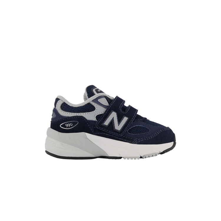 New Balance 990v6 Hook & Loop Toddler Wide 'Navy'