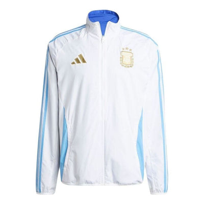 adidas Argentina Anthem Jacket Asia Sizing 'White Blue'