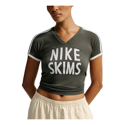 (WMNS) Nike x SKIMS Stretch Knit Top 'Boulder Ecru'