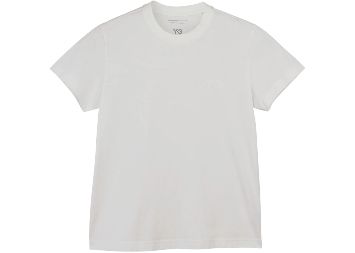 adidas Women's Y-3 Regular Short Sleeve Tee Core White