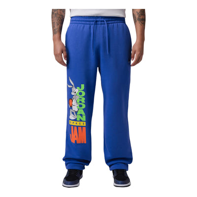 Air Jordan Brooklyn Space Jam Fleece Cuffed Pants 'Varsity Royal'