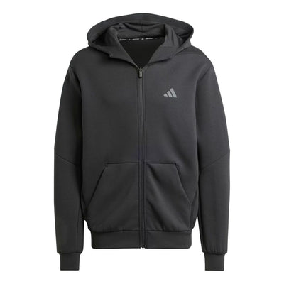 adidas Designed for Training Full-Zip Track Jacket Asia Sizing 'Black'