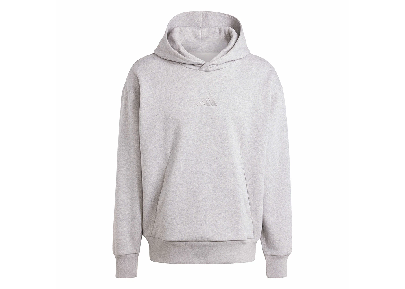 adidas All Szn Fleece Hoodie Medium Grey Heather