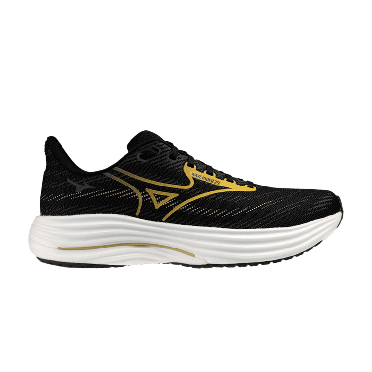 Mizuno Wave Rider 29 'Black Gold White'