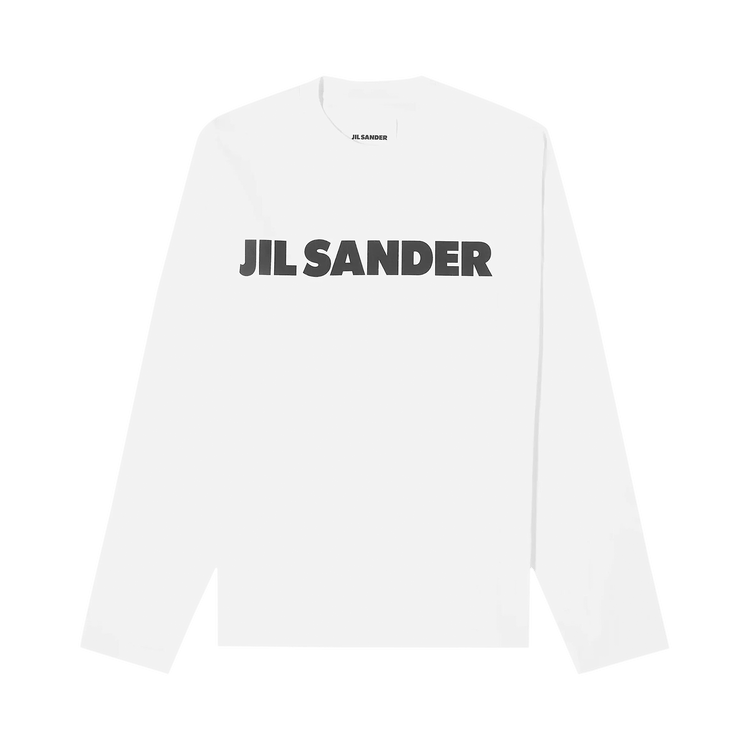 Jil Sander Logo Long-Sleeve T-Shirt 'White'