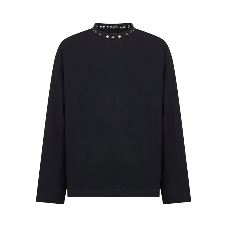 Jil Sander Studded Long-Sleeve T-Shirt 'Black'