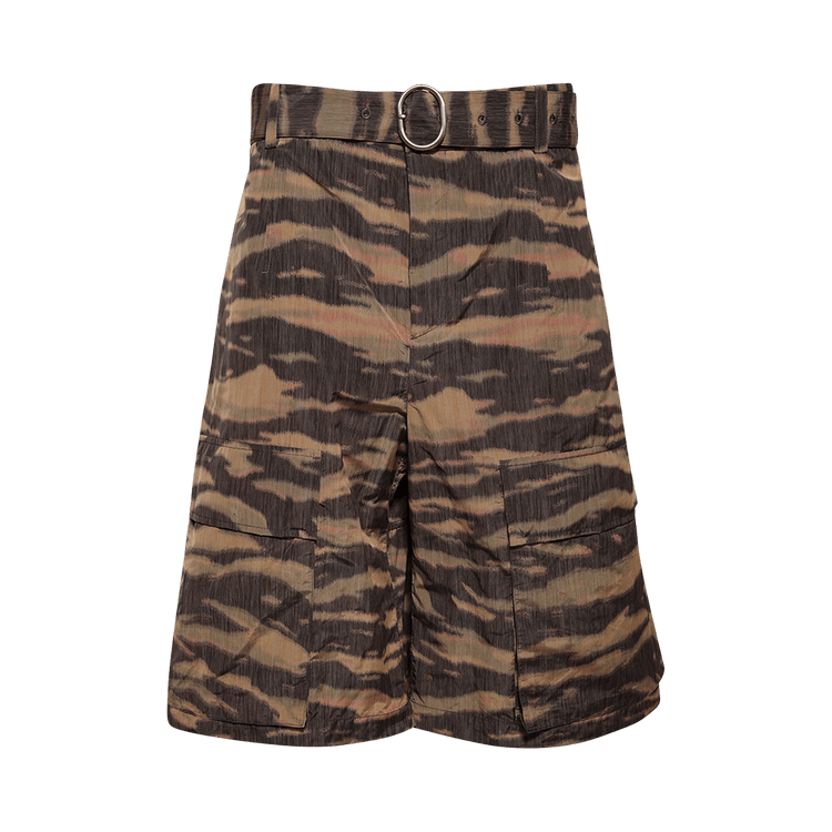 Jil Sander Belted Shorts 'Camouflage'