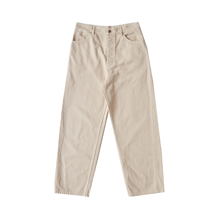 Jil Sander Relaxed Denim Trouser 'Oat'