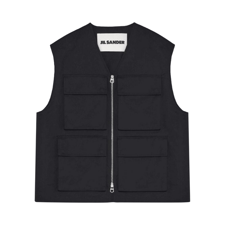Jil Sander Cargo Vest 'Black'