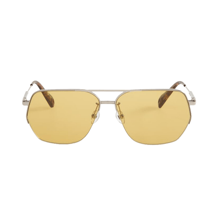 Jacquemus Aviator Sunglasses 'Silver/Brown'