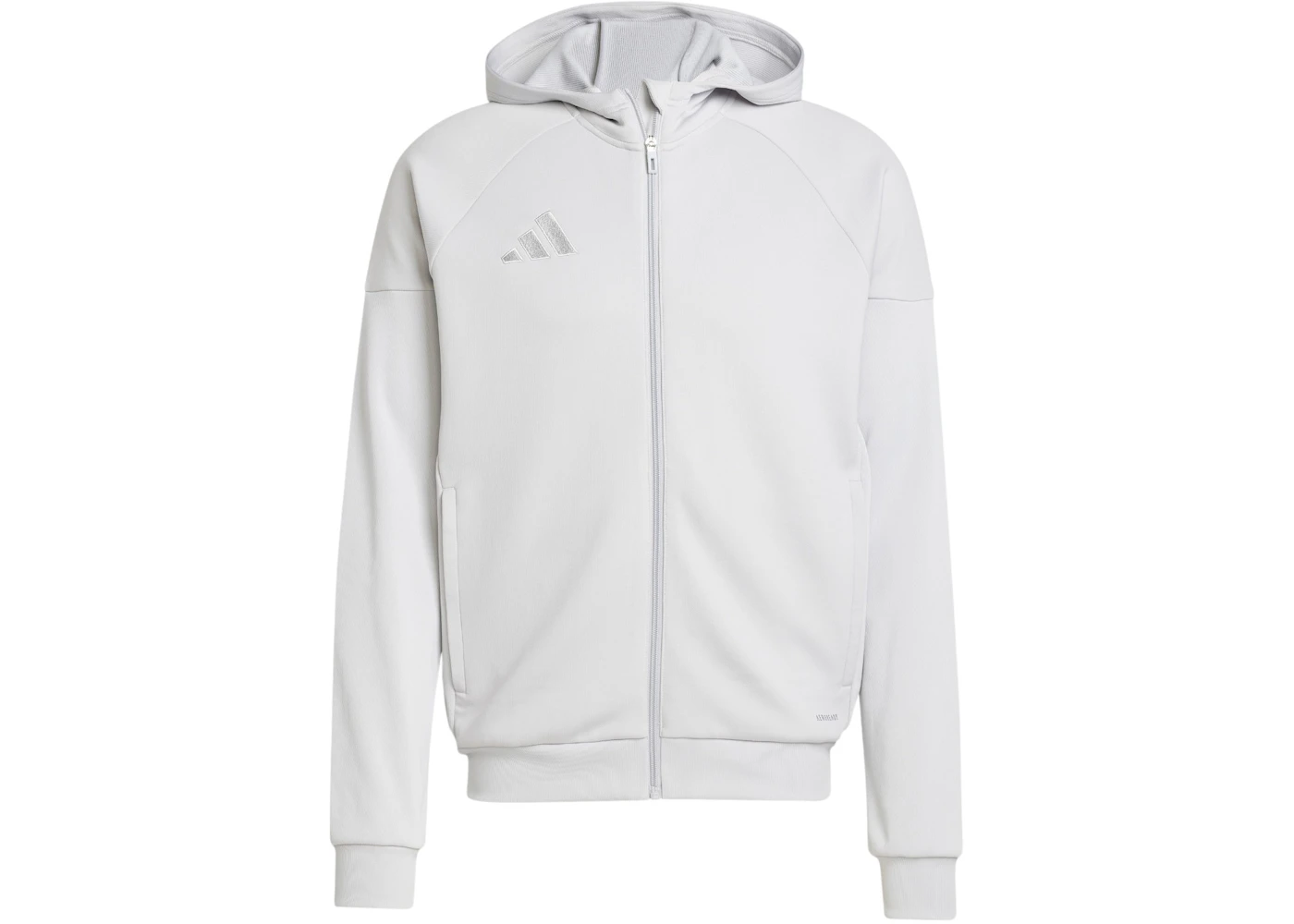 adidas Tiro 25 Full-Zip Hoodie Team Light Grey