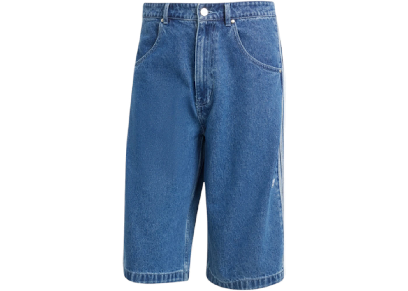 adidas Adicolor Denim Firebird Shorts Medium Blue Denim