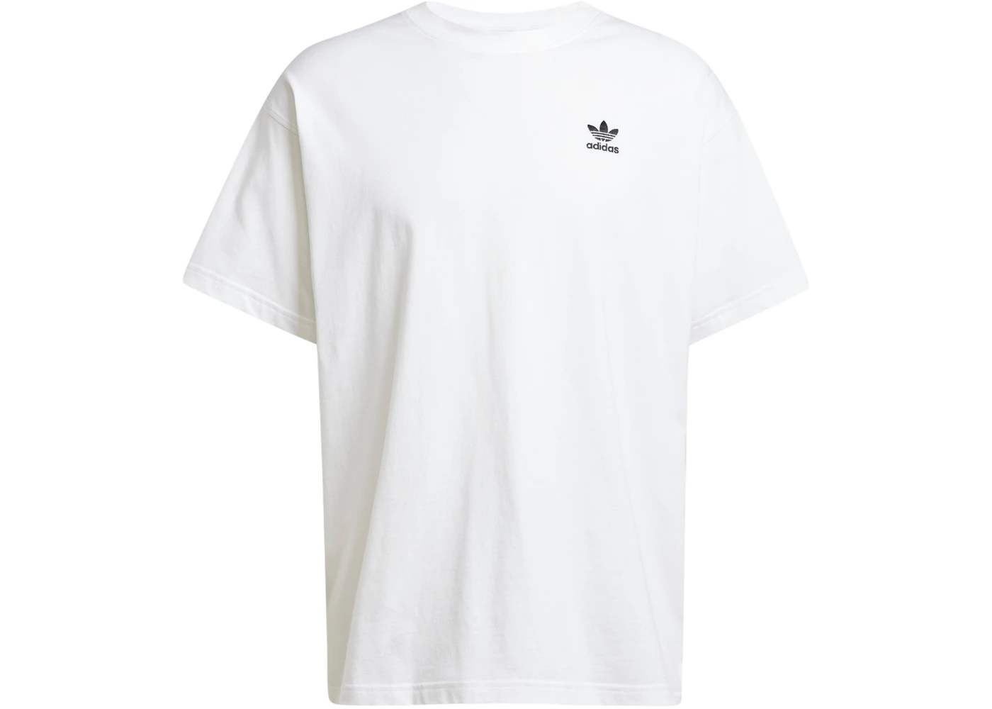 adidas Trefoil Essentials Oversized Tee White