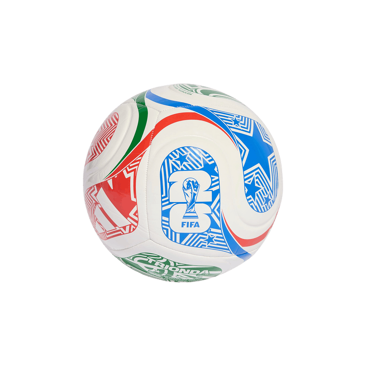 Adidas FIFA World Cup 26 Trionda Club Ball 'White/Vivid Red/Glow Blue/Green'