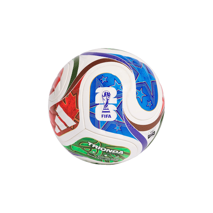 Adidas FIFA World Cup 26 Trionda Competition Ball 'White/Solar Blue/Hi-Res Red/Flash Lime'