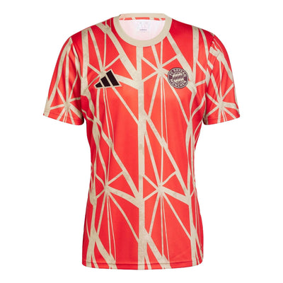 adidas FC Bayern Pre-Match Football Jersey Asia Sizing Asia Sizing 'Red'