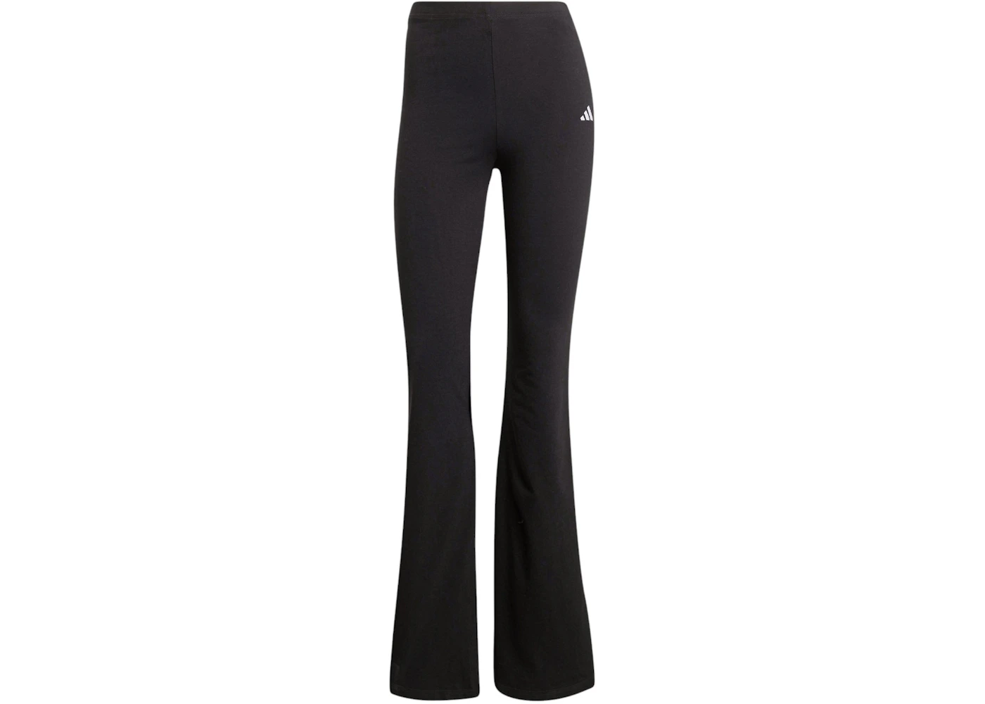 adidas Women's Essentials Small Logo Flared Leggings Black/White