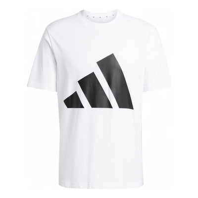 adidas Essentials Big Logo T-Shirt Asia Sizing 'Black White'