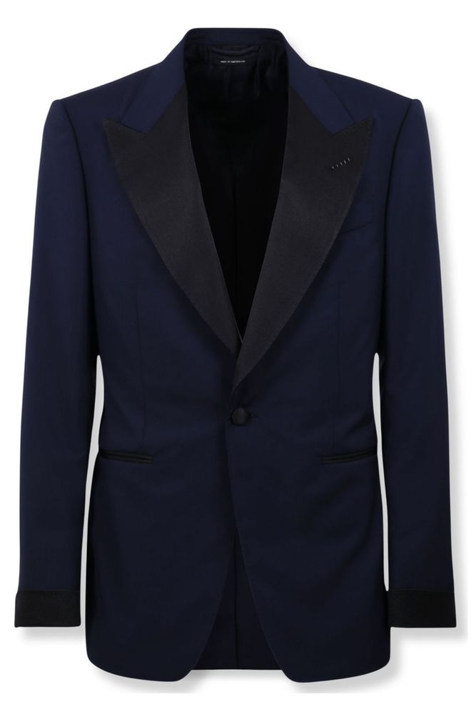Tom Ford Peak-Lapel Single-Breasted Blazer