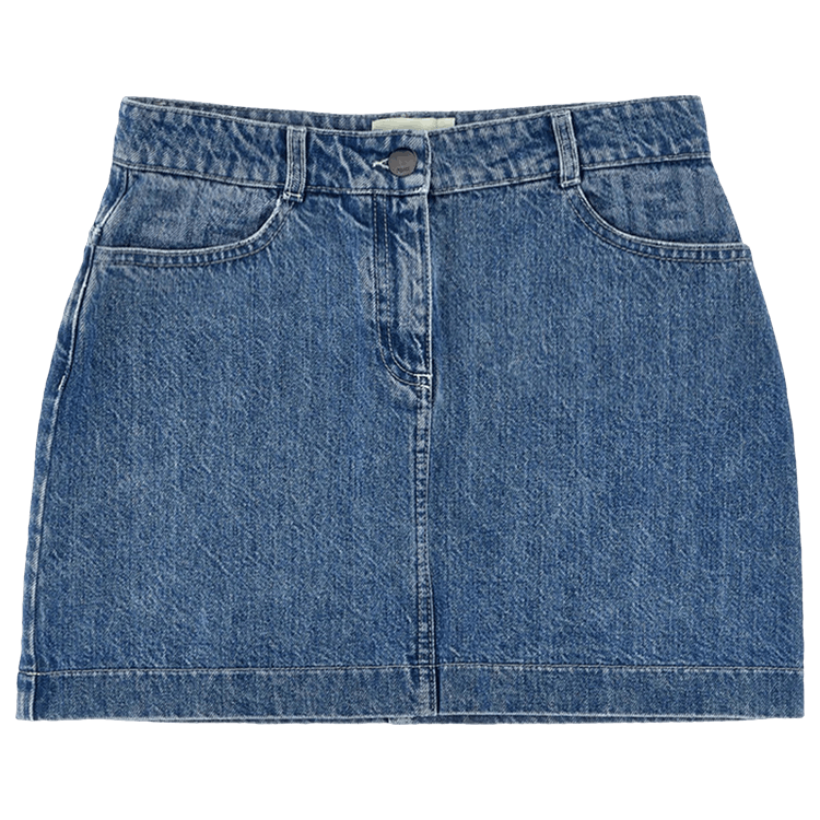 Fendi Kids Logo Embroidery Skirt 'Dark Blue'