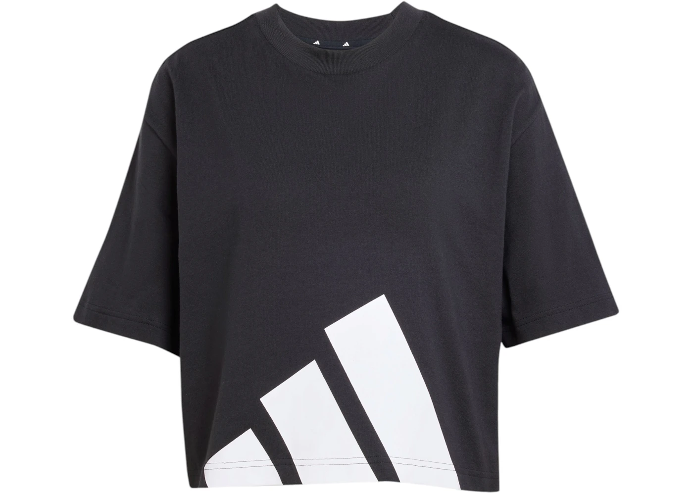 adidas Women's Essentials Big Logo Boyfriend Tee Black/White
