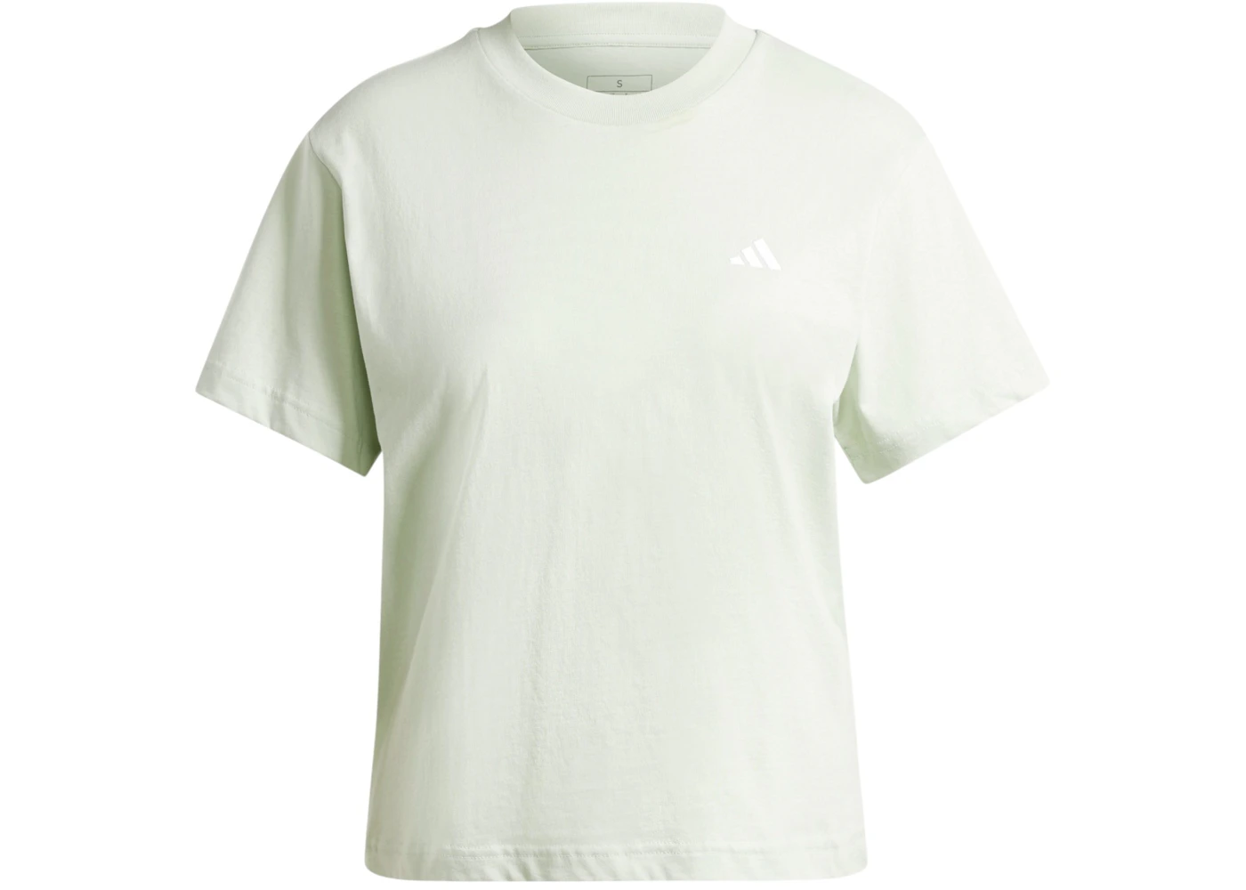 adidas Women's Essentials Small Logo T-Shirt Linen Green