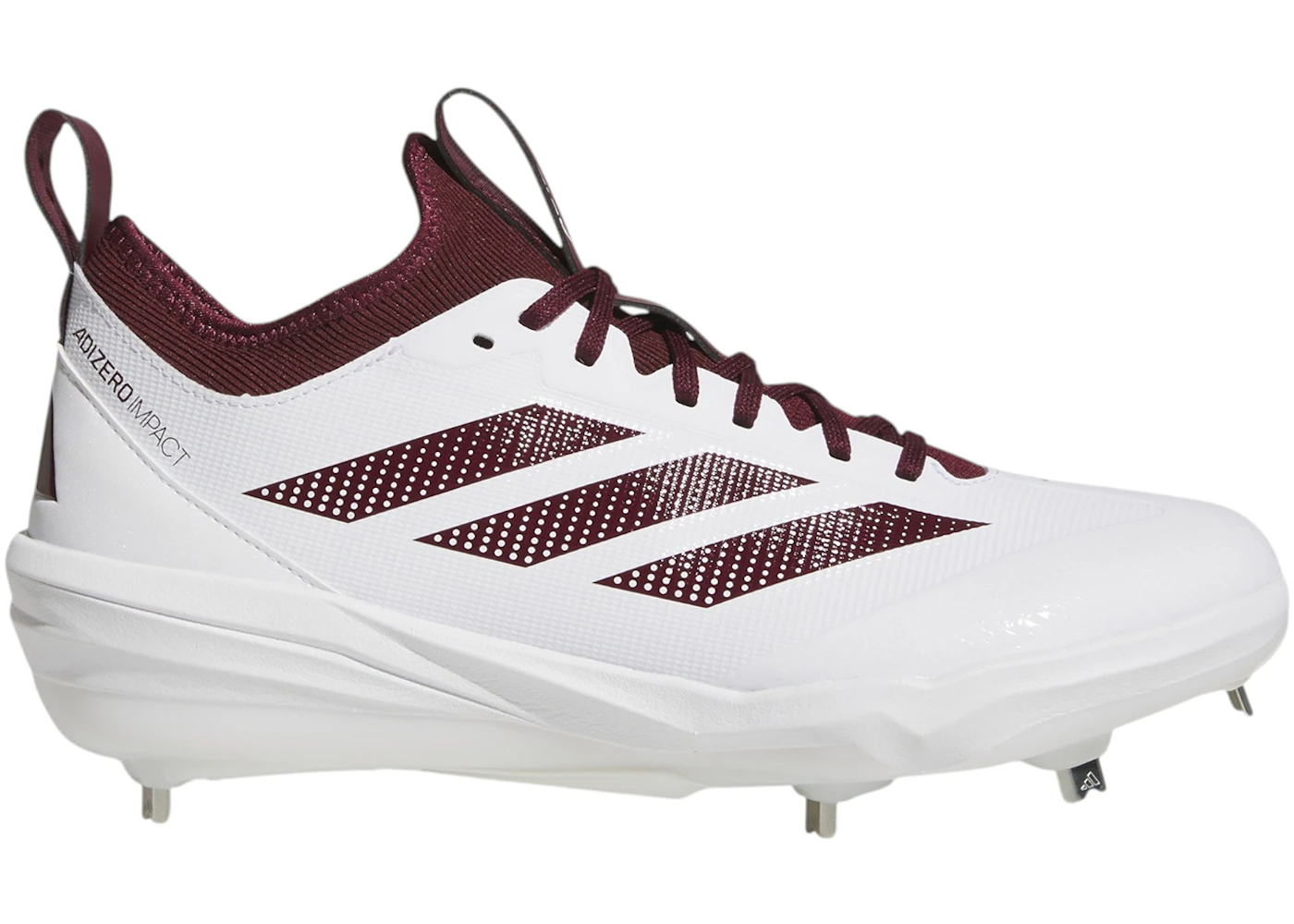 adidas Adizero Impact 2.0 White Team Maroon 2