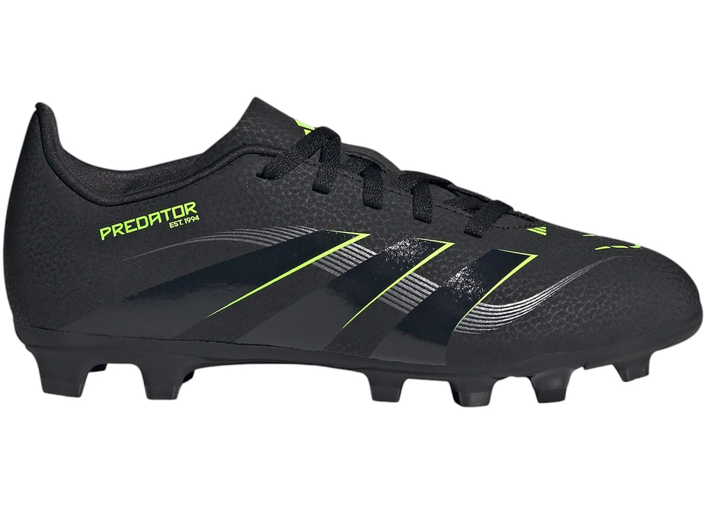 adidas Predator Club FG/MG Core Black Carbon Lucid Lemon (GS)