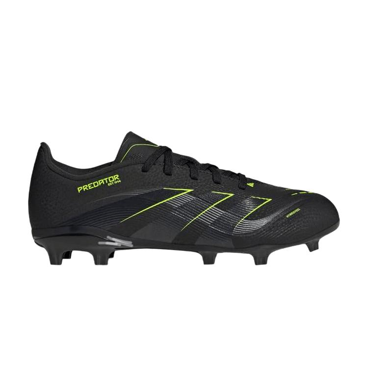 Adidas Predator League FG MG J 'Core Black Lucid Lemon'