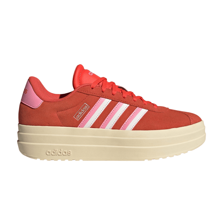 adidas Wmns VL Court Bold 'Bright Red Bliss Pink Cloud White'