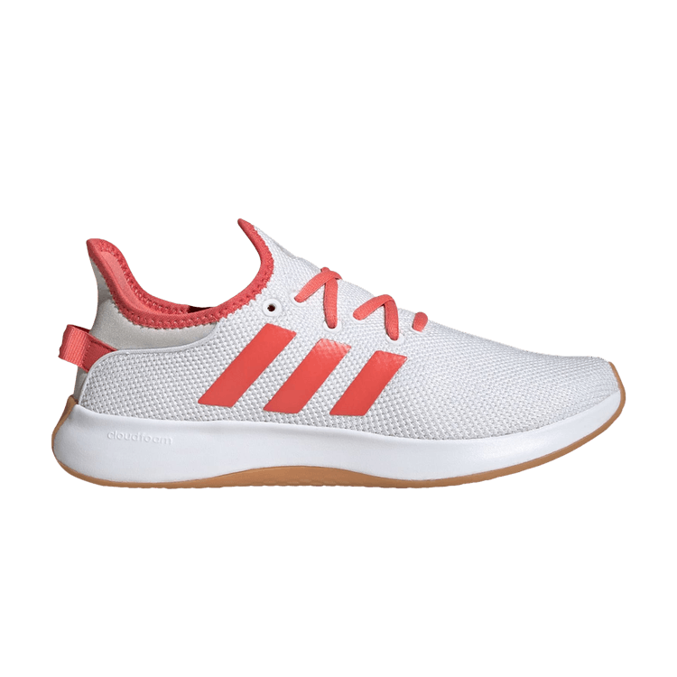 Adidas Wmns Cloudfoam Pure 'White Preloved Scarlet Gum'